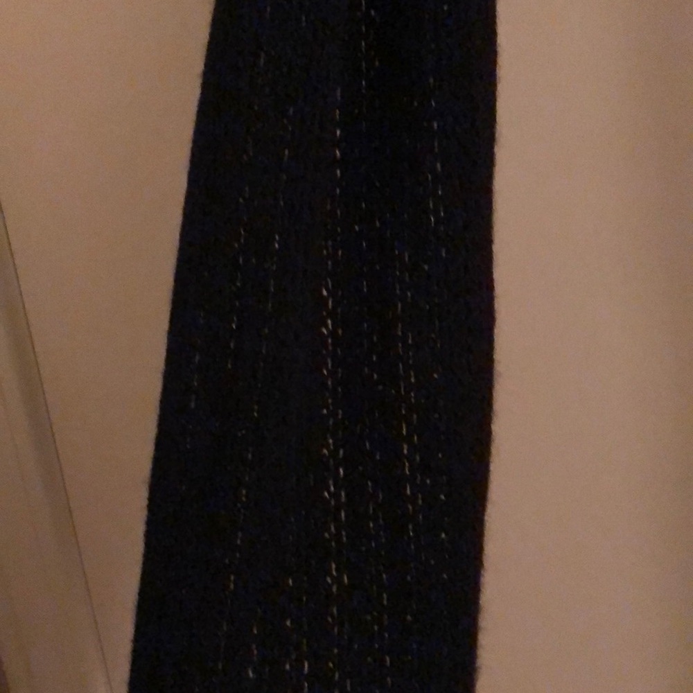 Black Knit Scarf